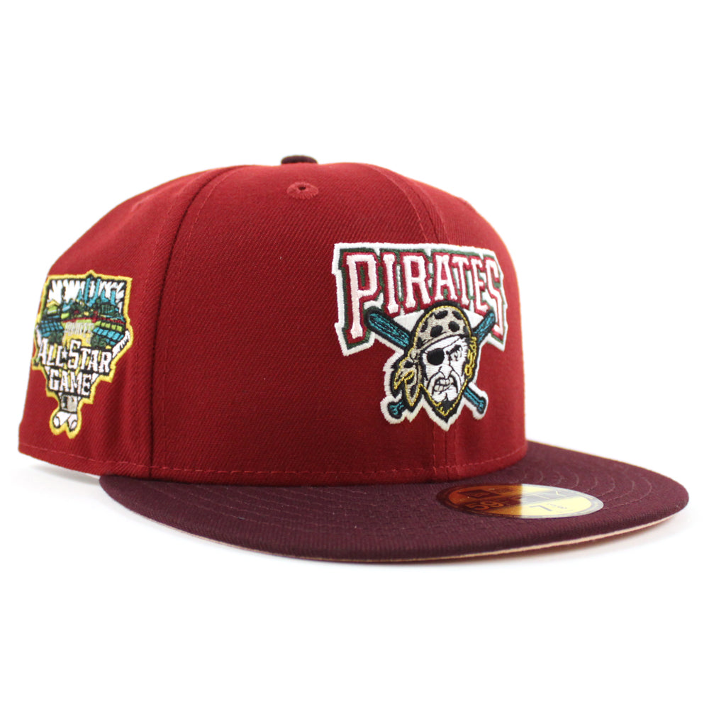 Pittsburgh Pirates URBAN CAMO-BOTTOM Lava Red Fitted Hat