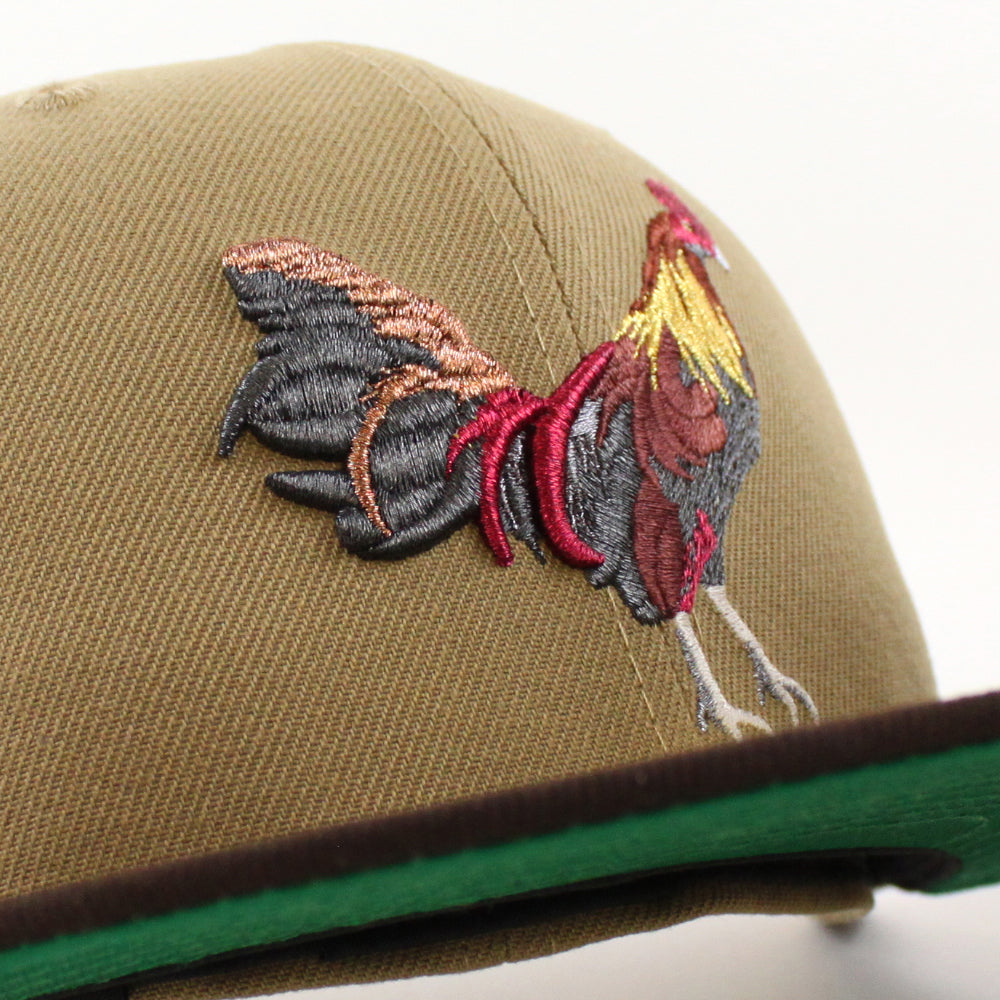 ROOSTER New Era 59Fifty Fitted Hat (Brown Real Tree Green Under