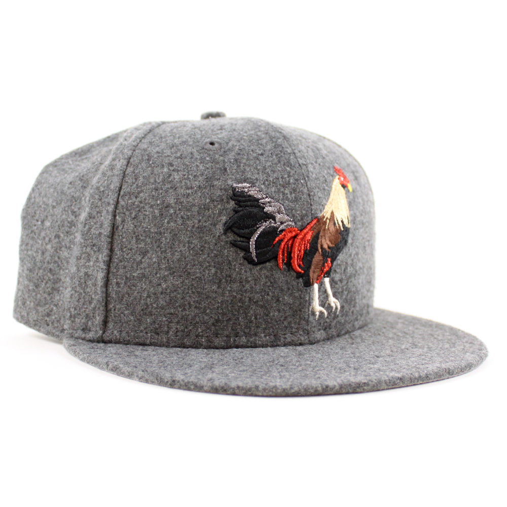 ROOSTER Era 59Fifty Fitted Hat (Flannel Gray Under Brim) ECAPCITY