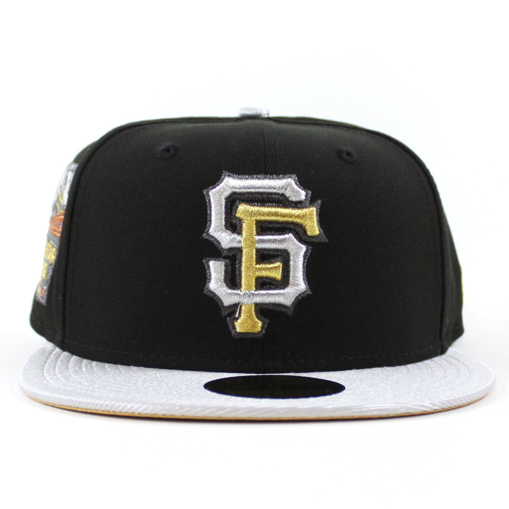 San Francisco Giants 2007 All Star Game New Era 59FIFTY Fitted Hat (Black Metallic Silver Metallic Gold Under BRIM) 7 1/8