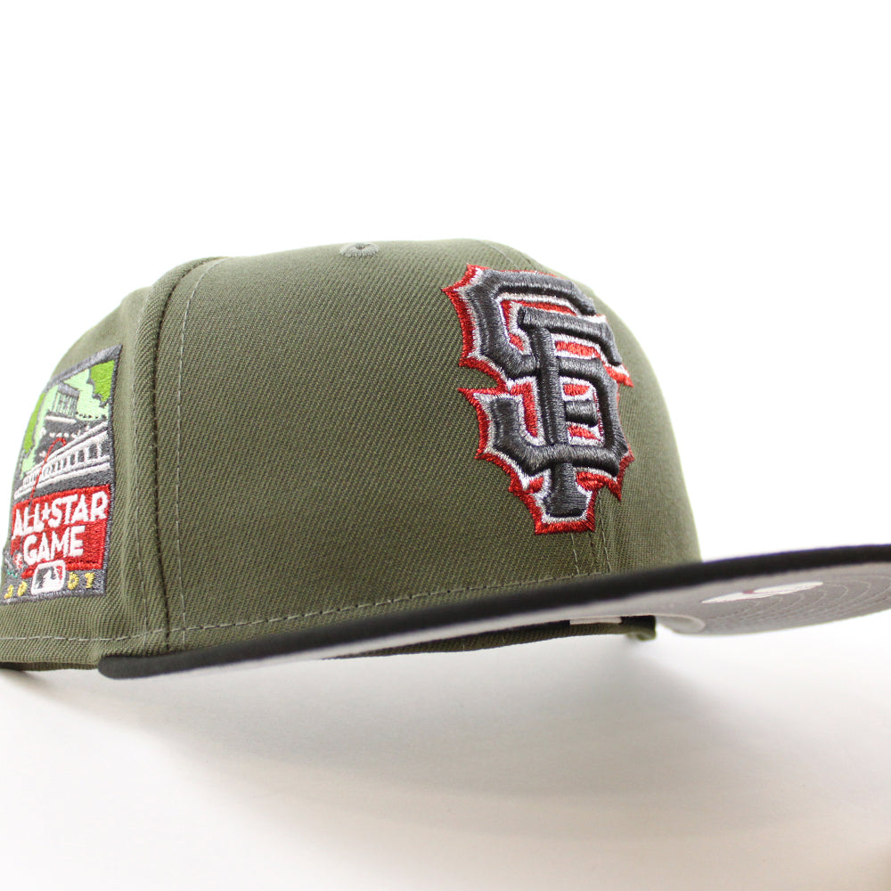 San Francisco Giants New Era Gray Custom West Coast Collection Side Patch 59FIFTY Fitted Hat, 7 1/2 / Gray