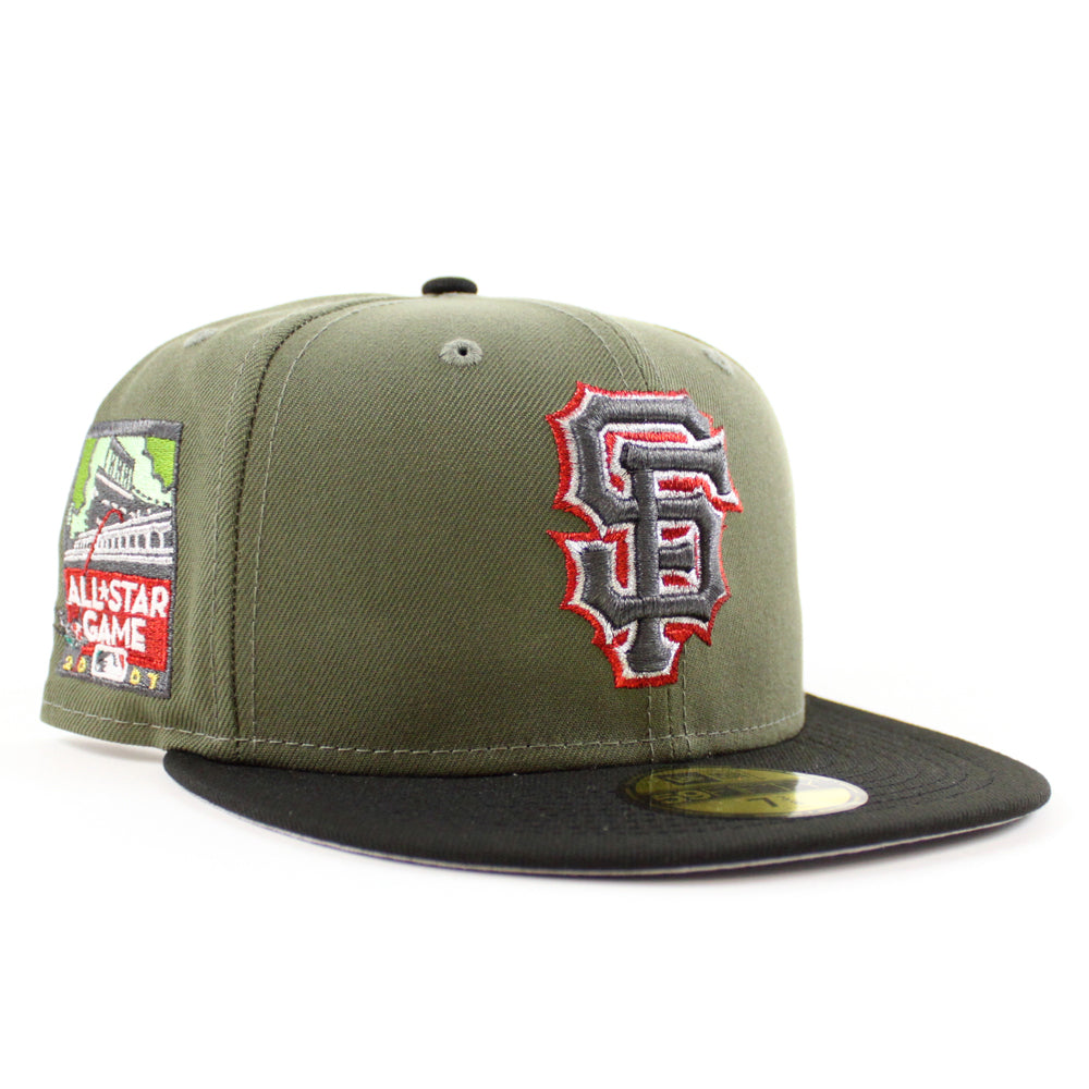 San Francisco Giants New Era Gray Custom West Coast Collection Side Patch 59FIFTY Fitted Hat, 7 1/2 / Gray