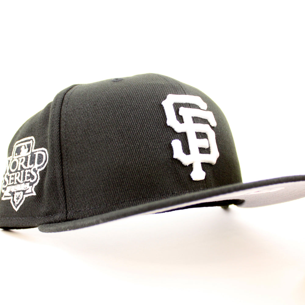 San Francisco Giants New Era Gray Battle of The Bay Custom Side Patch 59FIFTY Fitted Hat, 7 1/4 / Gray