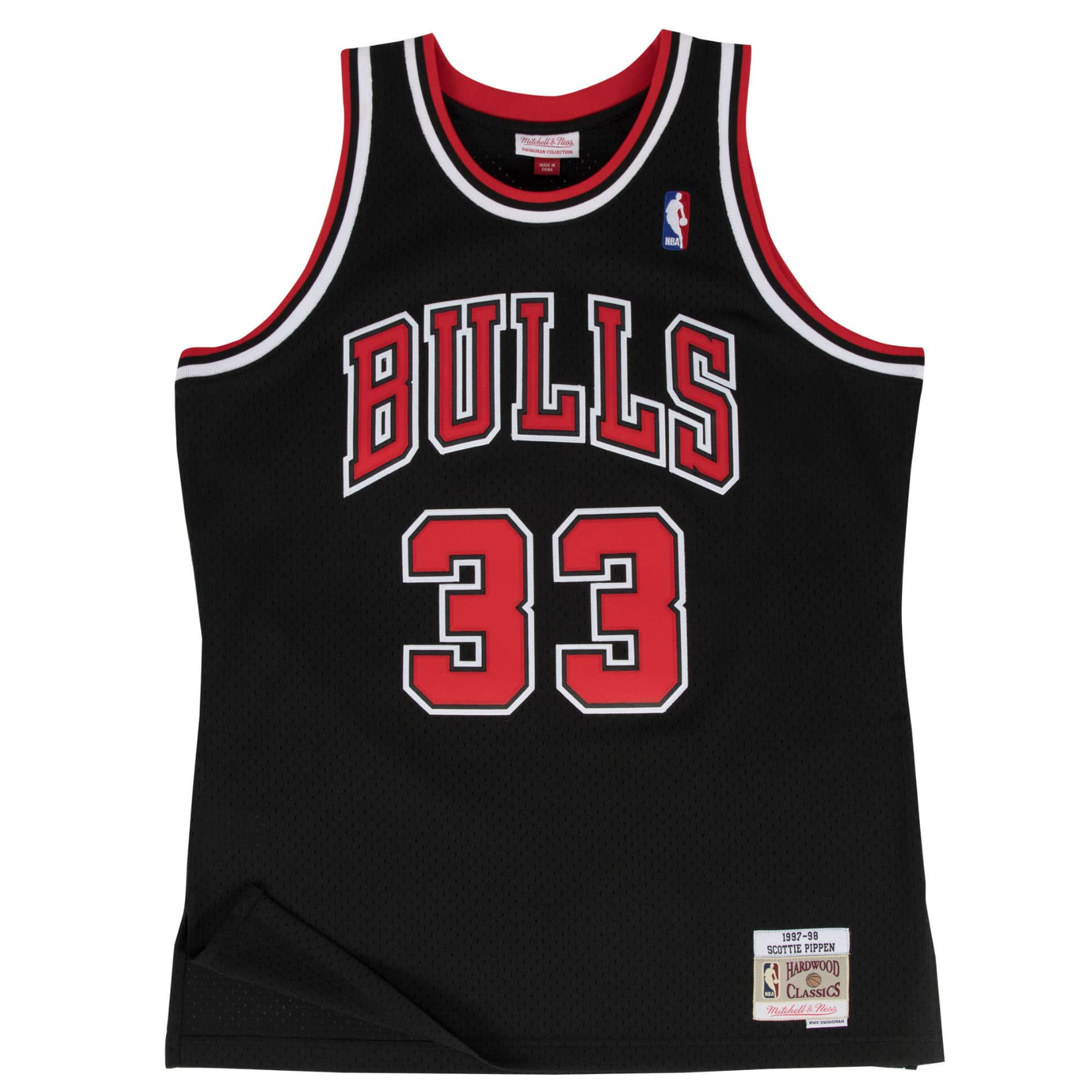Scottie Pippen Chicago Bulls Mitchell & Ness NBA Jersey L Large Olive  #33 NWT