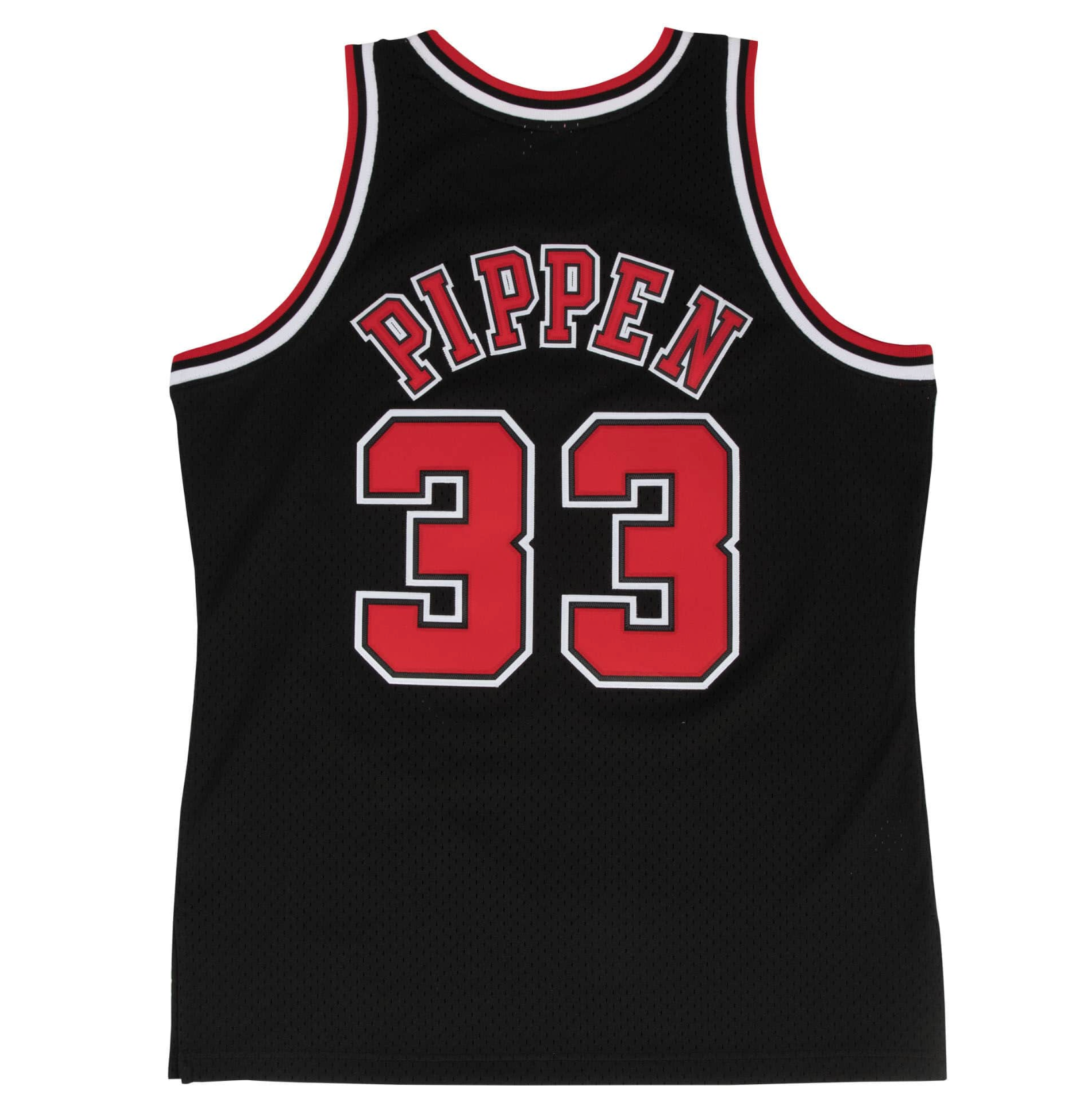 Chicago Bulls 33 Scottie Pippen Mitchell and Ness Swingman Jersey ECAPCITY