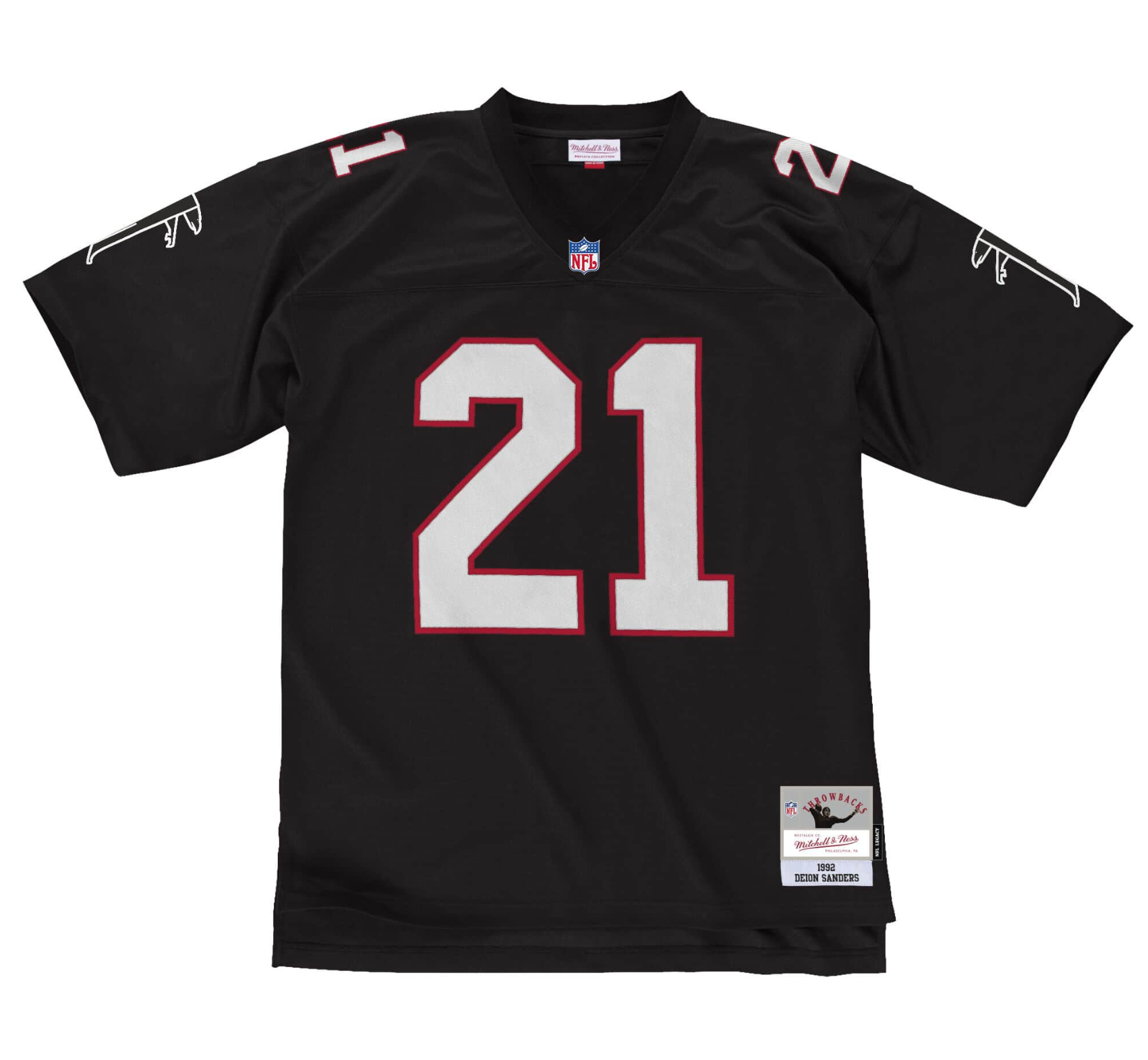 ATLANTA FALCONS Deion Sanders # 21 Mitchell and Ness Jersey