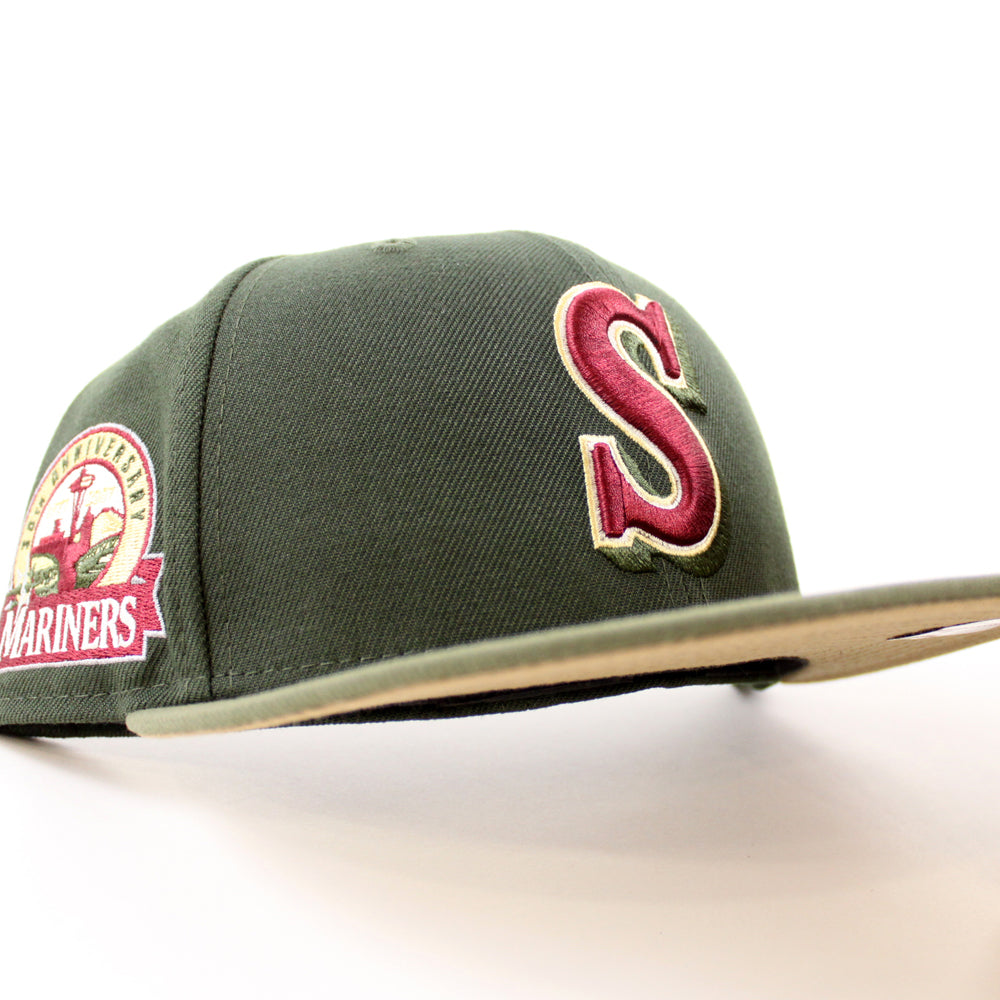 Men's Seattle Mariners New Era Cardinal 30th Anniversary Air Force