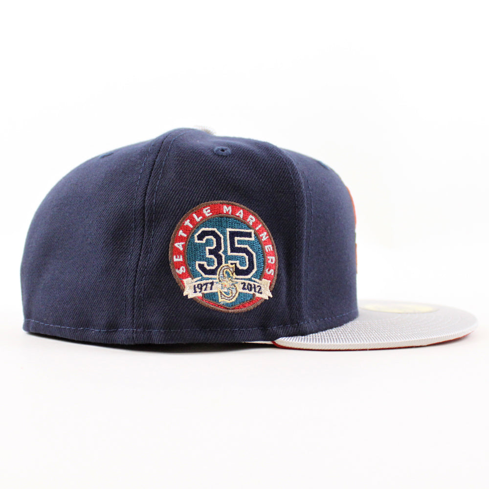 Seattle Mariners 35TH ANNIVERSARY New Era 59Fifty Fitted Hat (NIGHT SH