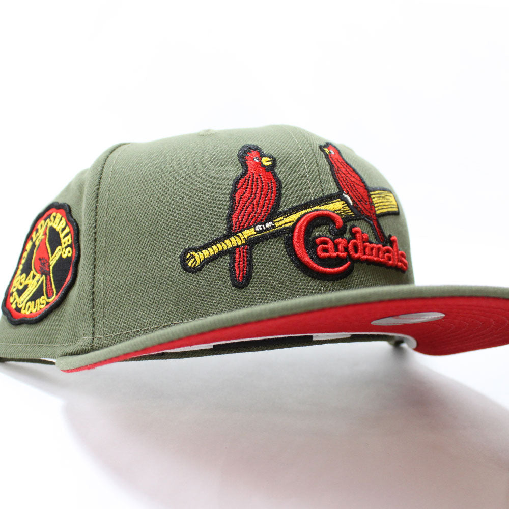 New Era 59Fifty St. Louis Cardinals￼ Fitted Hat Camel Edition Green UV-7  1/2