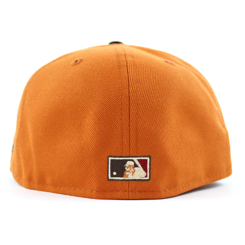 Lake Paddles Sky Blue Burnt Orange 59Fifty Fitted Hat by Noble