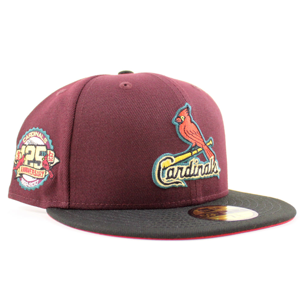 🔥St. Louis Cardinals 125th Anniversary Capsule Hat Anni Brown Size 7 3/4 ✅