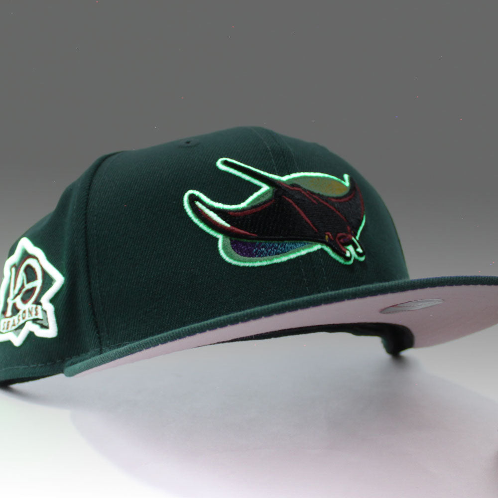 Tampa Bay Devil Rays Hat Cap New Era Brand Cooperstown Collection Green  NWOTAGS