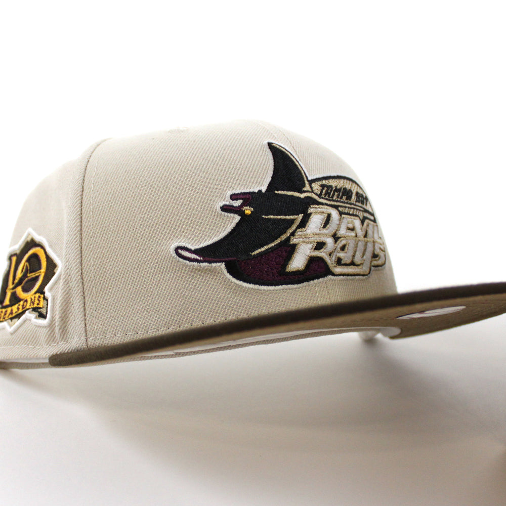 Tampa Bay Devil Rays 10th Season Anniversary New Era 59Fifty Fitted Ha ...