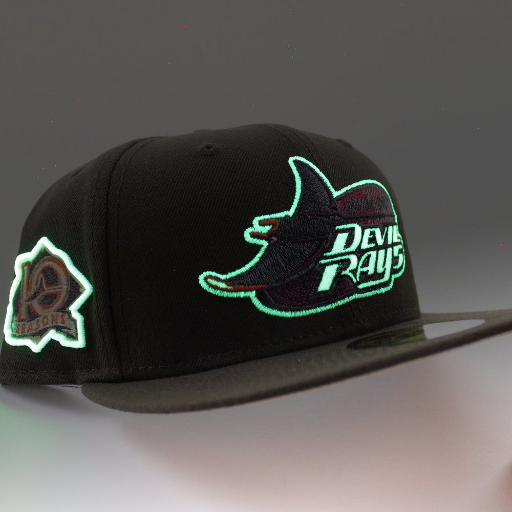 New Era Tampa Ray Devil Rays Fitted Cap “Joker” Volt Green Under Brim