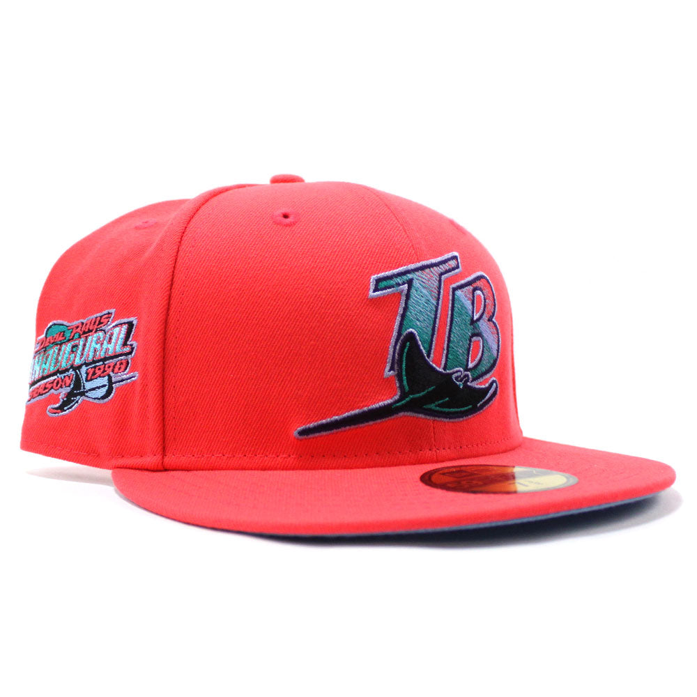 Tampa Bay Devil Rays 1998 Inaugural Season New Era 59Fifty Fitted Hat ...