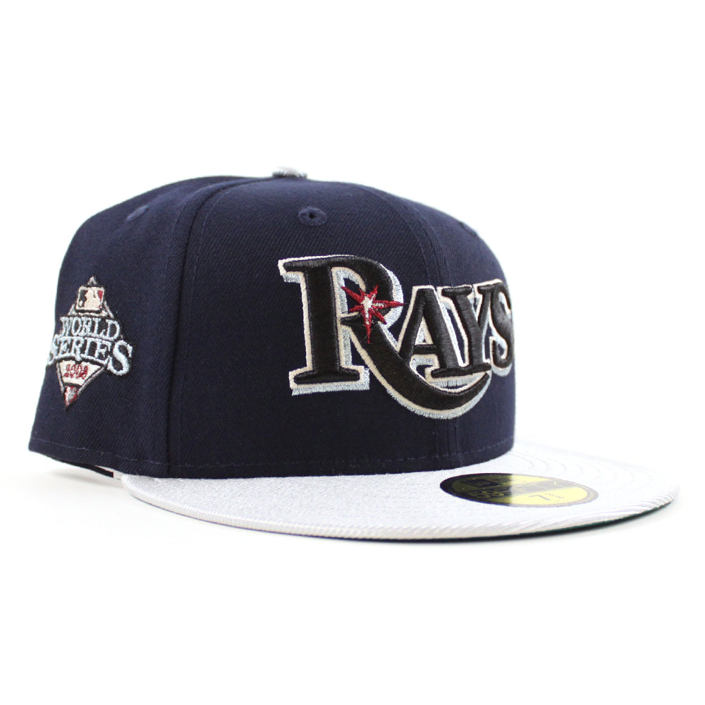 Tampa Bay Devil Rays 2008 World Series New Era 59Fifty Fitted Hat (Nig ...