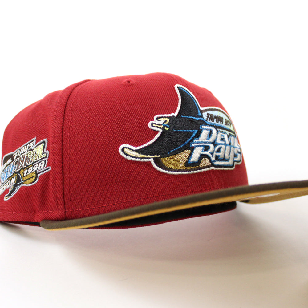 Black Tampa Bay Devil Rays 1998 Inaugural Season New Era Fitted Hat –  Sports World 165