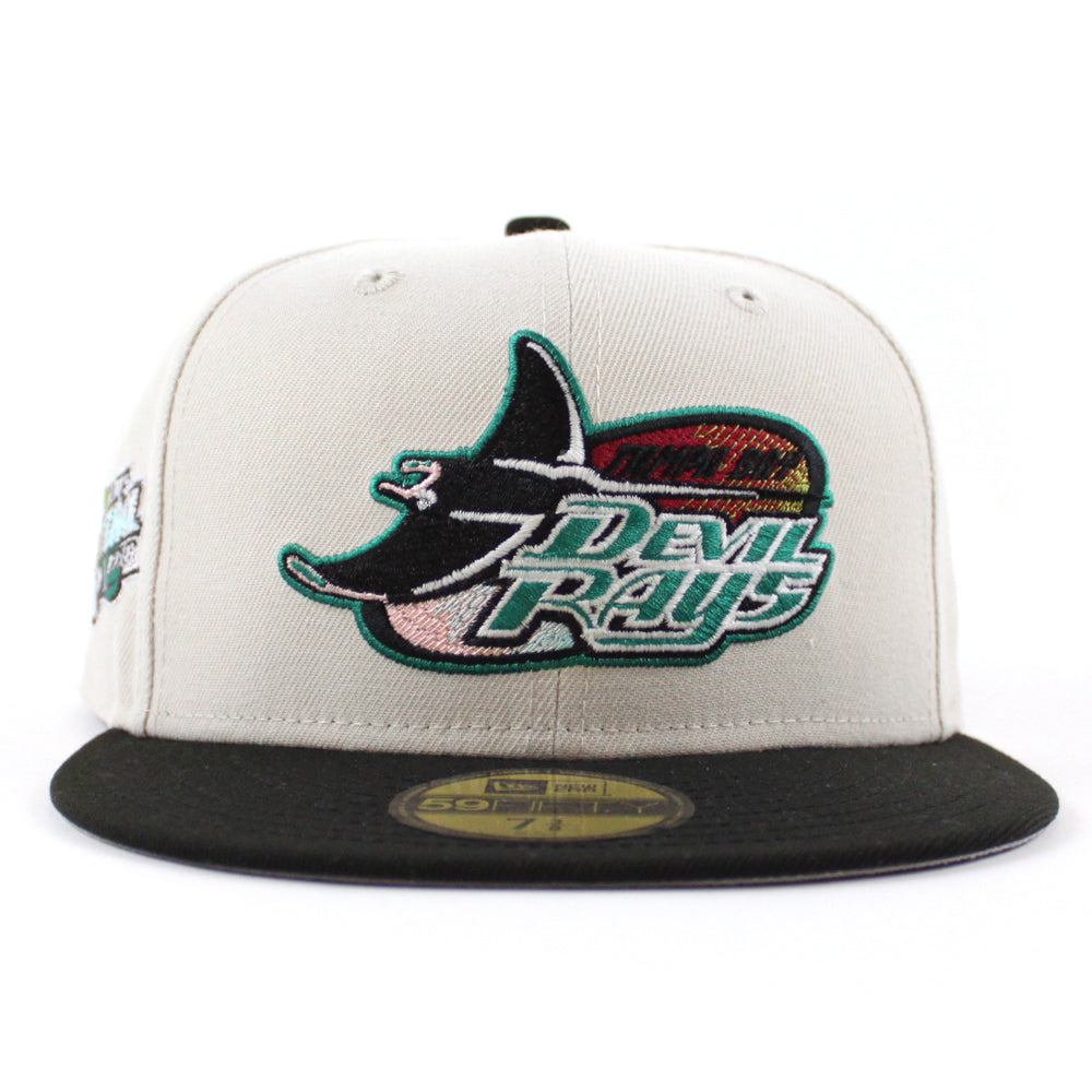 Devil Rays Fitted Tampa Bay Devil Rays Inaugural Season 1998 New Era 59Fifty Fitted Hat ...