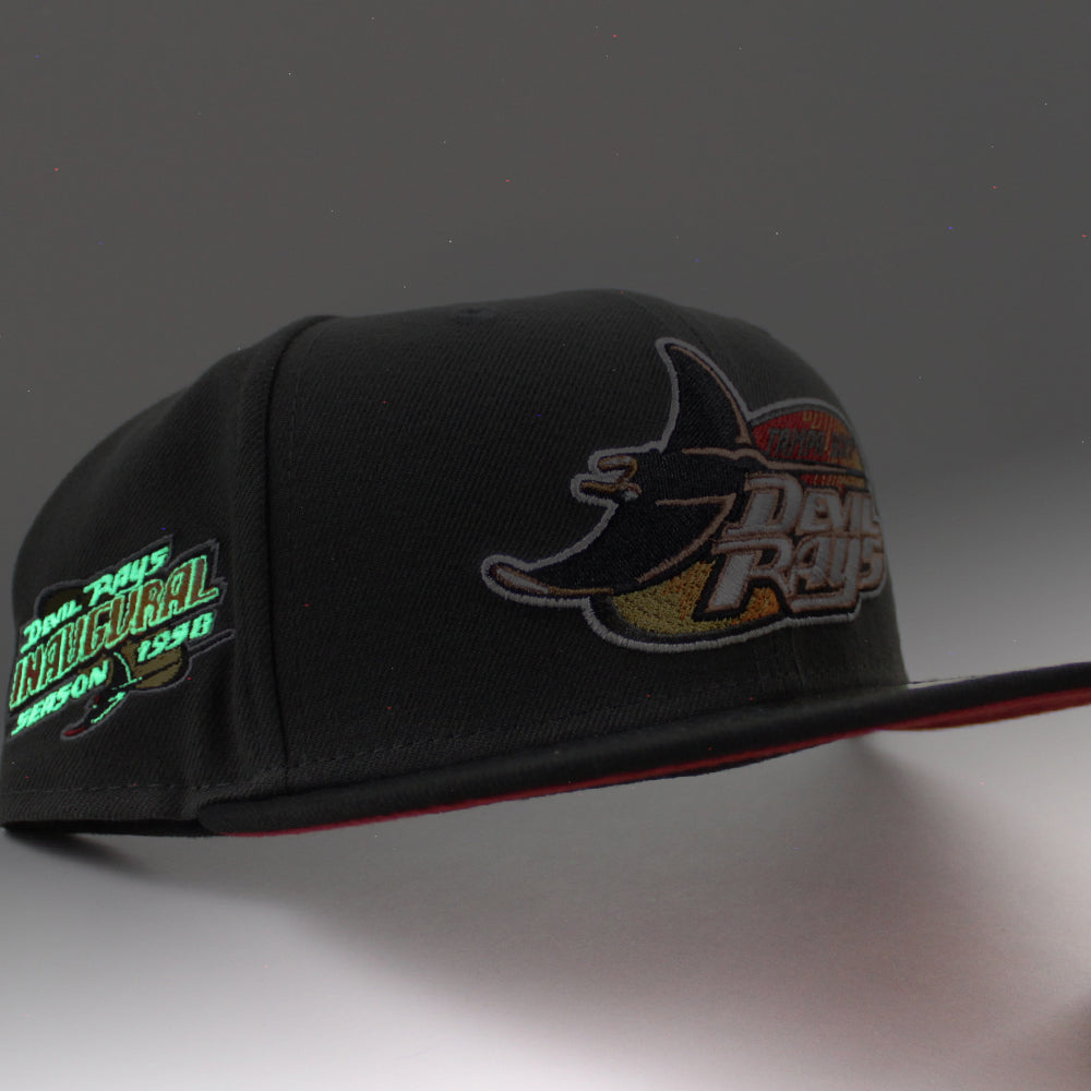 Tampa Bay Devil Rays Inaugural Season 1998 New Era 59Fifty Fitted Hat ...