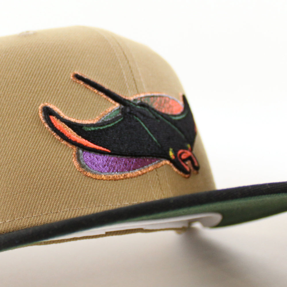 Tampa Bay Devil Rays Inaugural Season New Era 59Fifty Fitted Hat (Khak ...