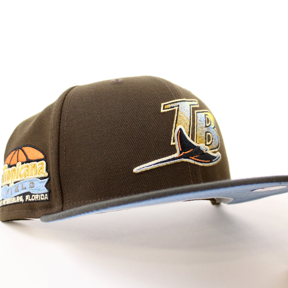 Tampa Bay Devil Rays TROPICANA FIELD New Era 59Fifty Fitted Hat (Walnu ...