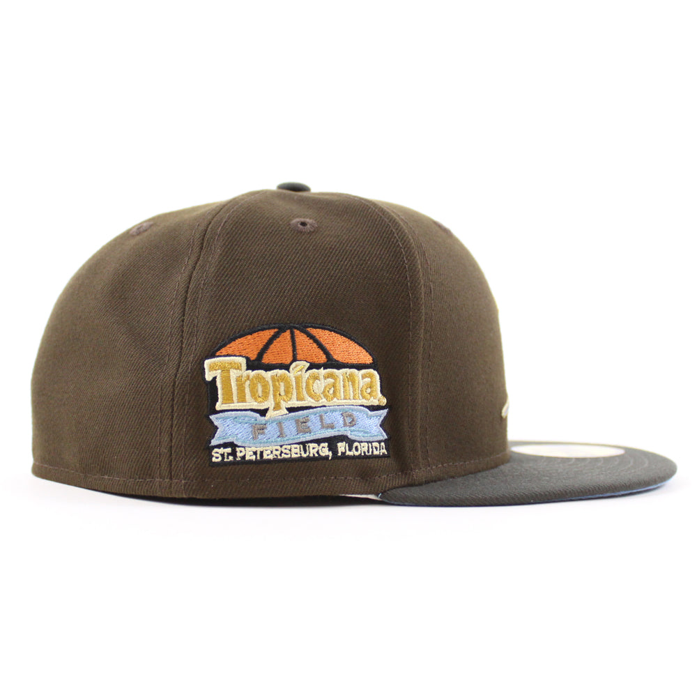 Tampa Bay Devil Rays TROPICANA FIELD New Era 59Fifty Fitted Hat (Walnu ...