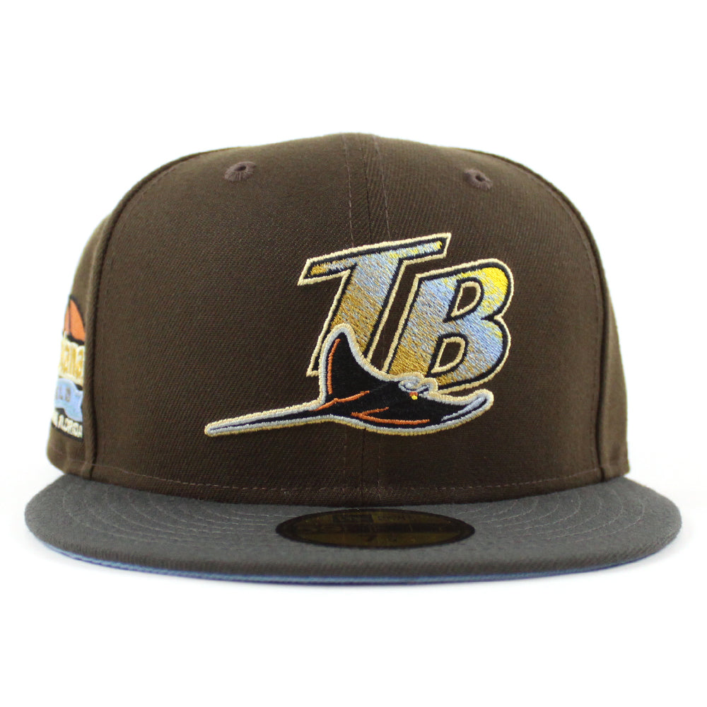 Official New Era Tampa Bay Rays MLB Light Bronze 59FIFTY Fitted Cap  B8076_290