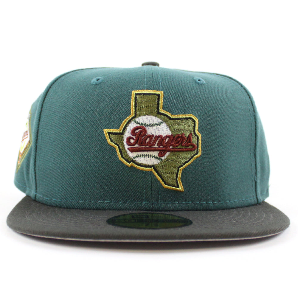 Texas Rangers 1993 American League New Era 59Fifty Fitted Hat (GITD PI ...