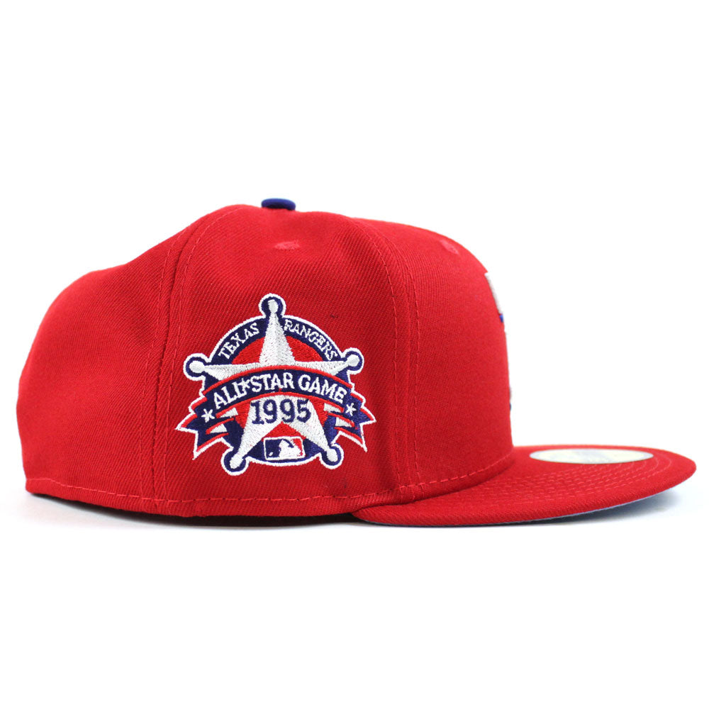 New Era 59Fifty Texas Rangers 1994 Logo Hat - Red, Royal – Hat Club