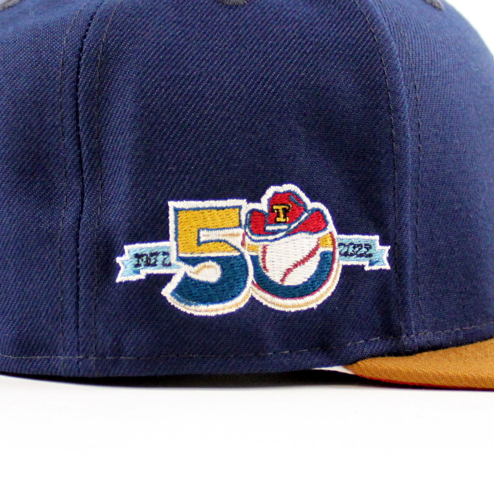 Men's Texas Rangers New Era Royal 50th Anniversary Authentic