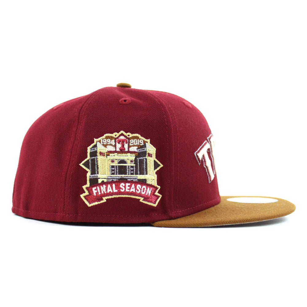 Texas Rangers Final Season Patch New Era 59Fifty Fitted Hat (Cardinal ...