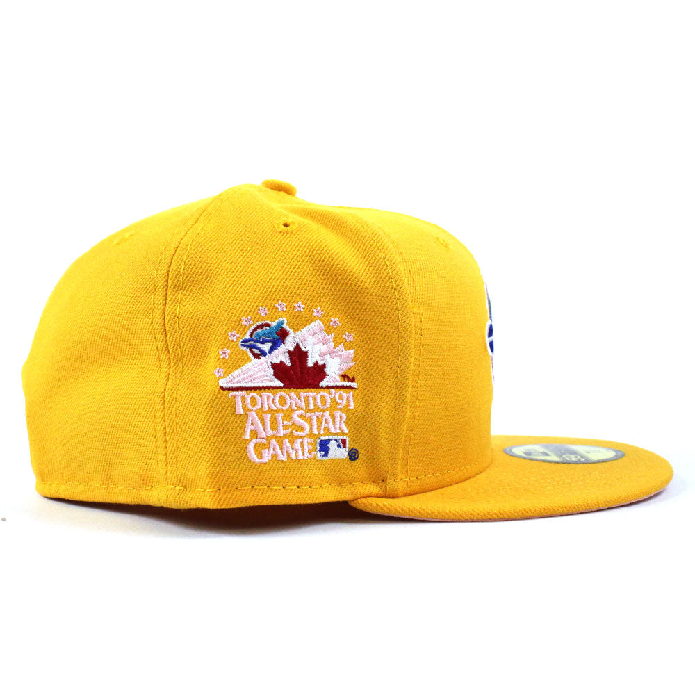 New Era Toronto Blue Jays Ballpark Snacks 1991 All Star Game Patch Hat Club Exclusive 59FIFTY Hat Khaki