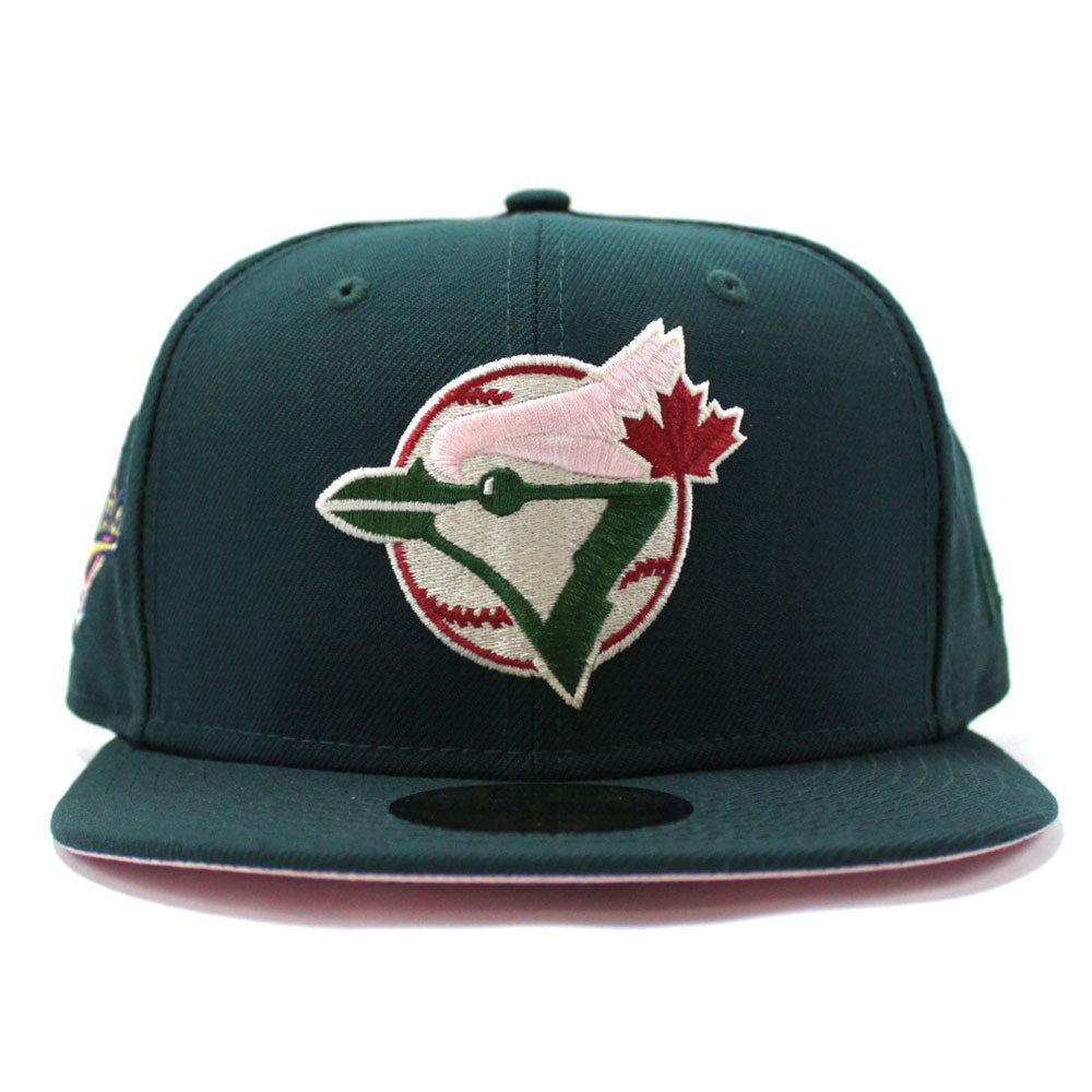 Toronto Blue Jays 1992 World Series New Era 59Fifty Fitted Hat (Green Pink  Under Brim)