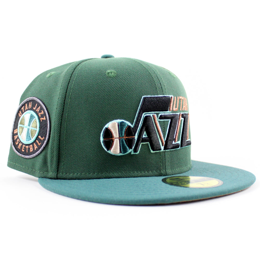 Utah Jazz New Era 59Fifty Fitted Hat (Light Purple Teal) – ECAPCITY