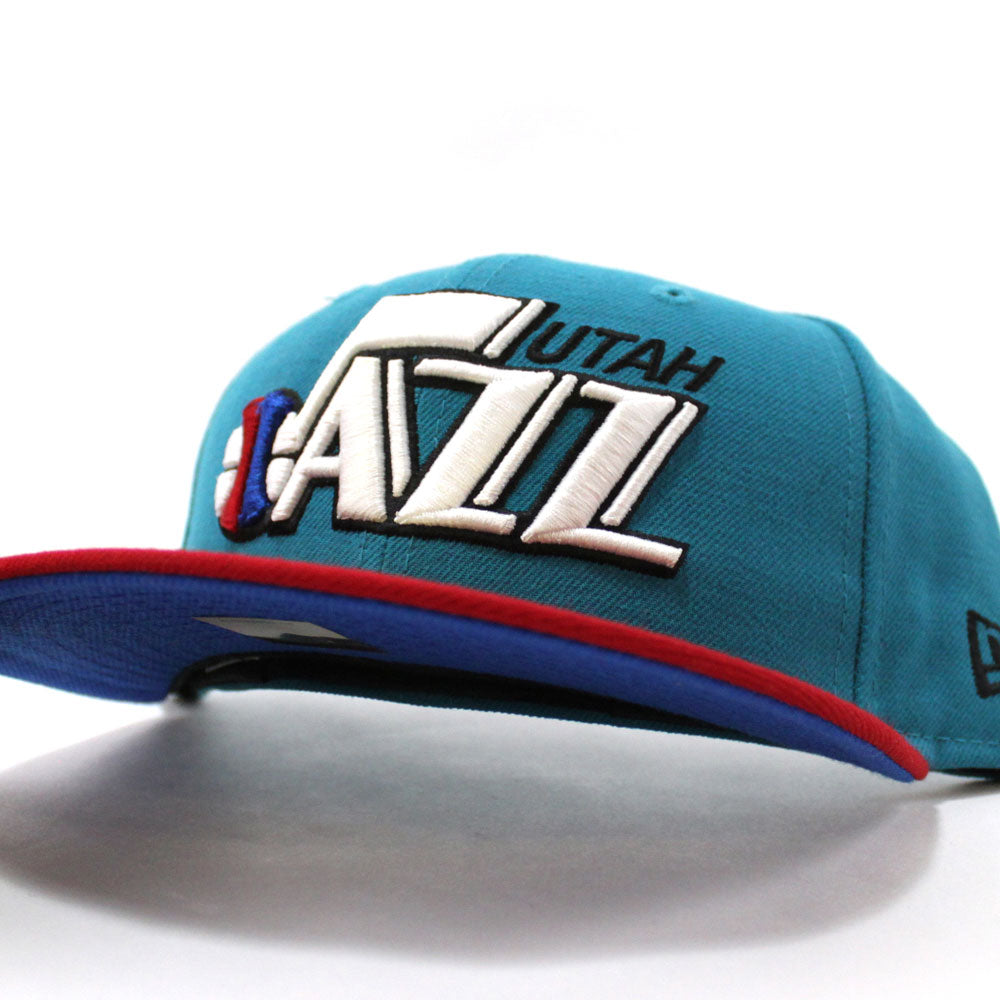 Utah Jazz New Era Team Logoman 59FIFTY Fitted Hat - Navy