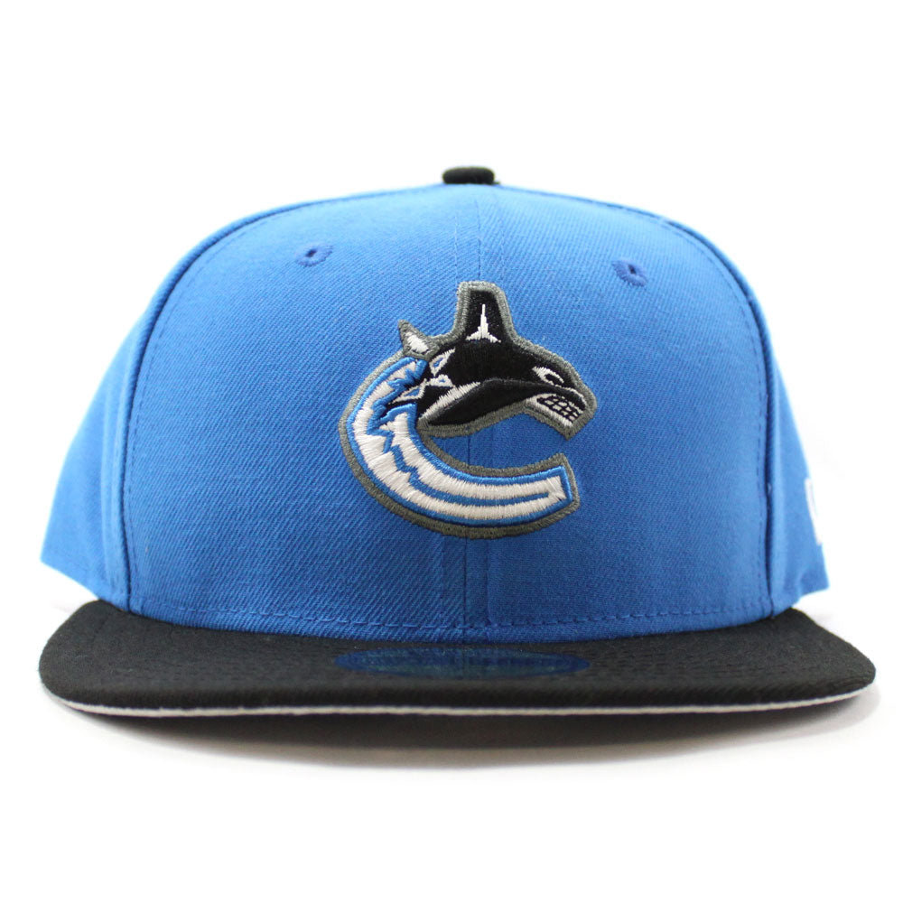 Men's Vancouver Canucks Flying Skate New Era Black / Red 59FIFTY Fitted hat