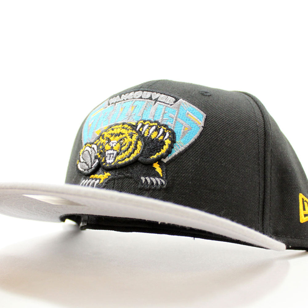 Men's New Era Black Vancouver Grizzlies Hardwood Classics Collection  59FIFTY - Fitted Hat
