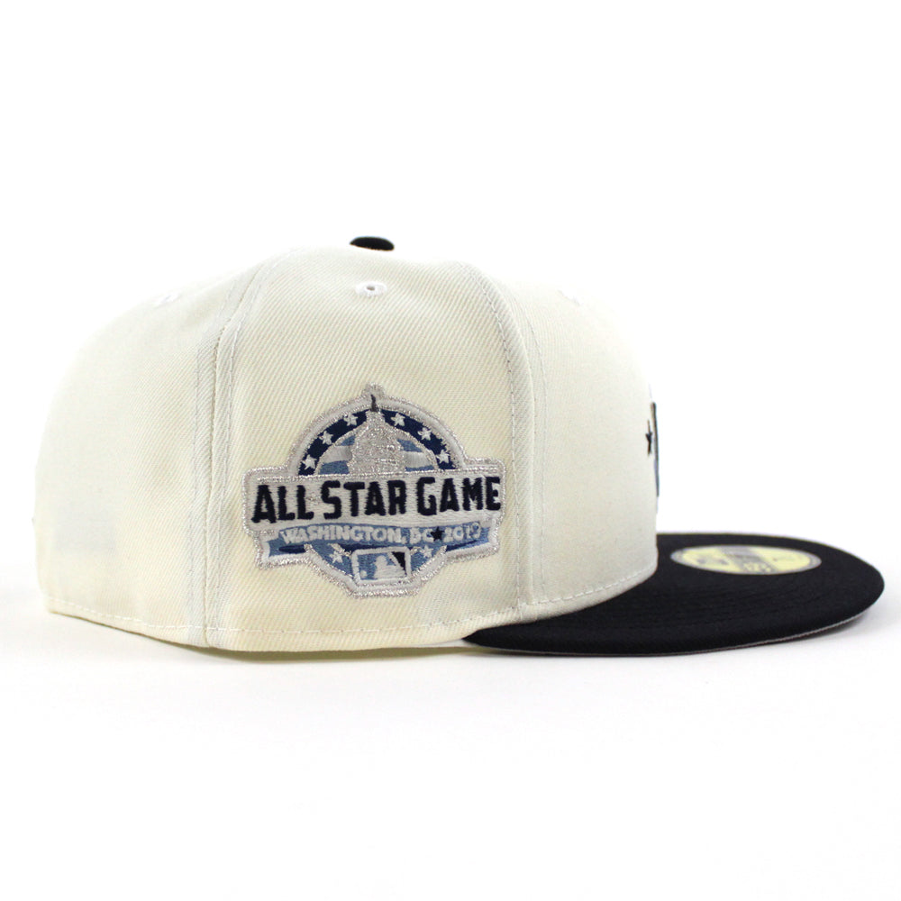 St Louis Cardinals 1966 All Star Game New Era 59FIFTY Fitted Hat (GITD Chrome White Black Red Under BRIM) 7 3/4