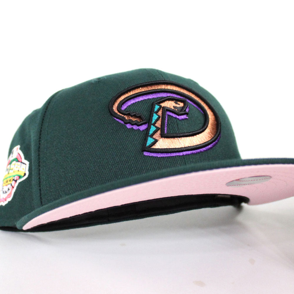 Arizona Diamondbacks Green Bottom Logo Pinwheel New Era 59FIFTY Fitted 7 1/2