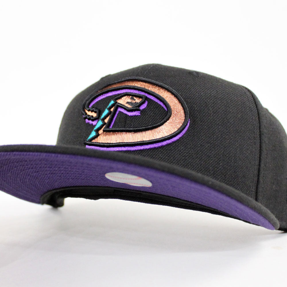 Black and purple diamondbacks hat Clearance