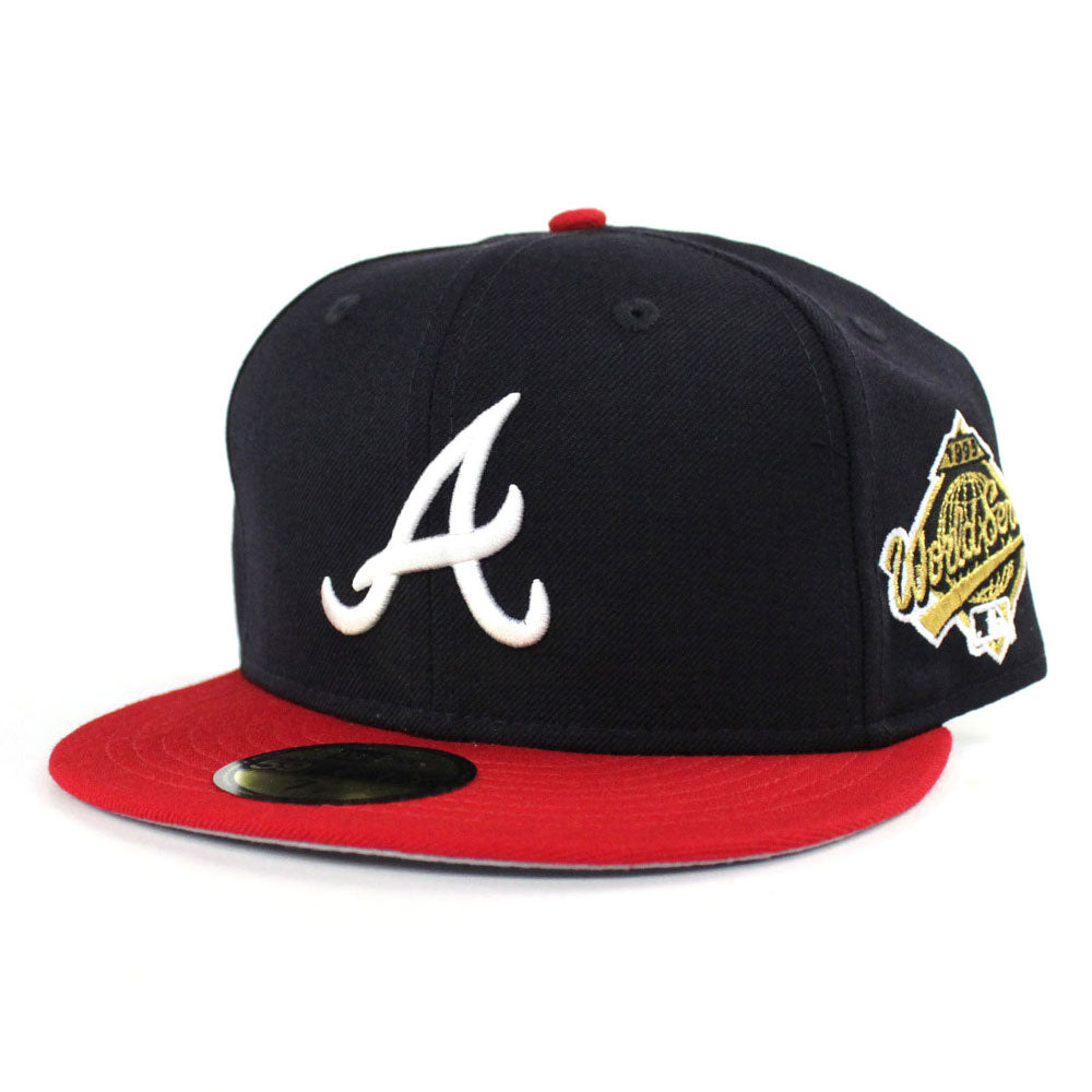 Atlanta Braves World Series Hat, Braves World Series Gray Bottom