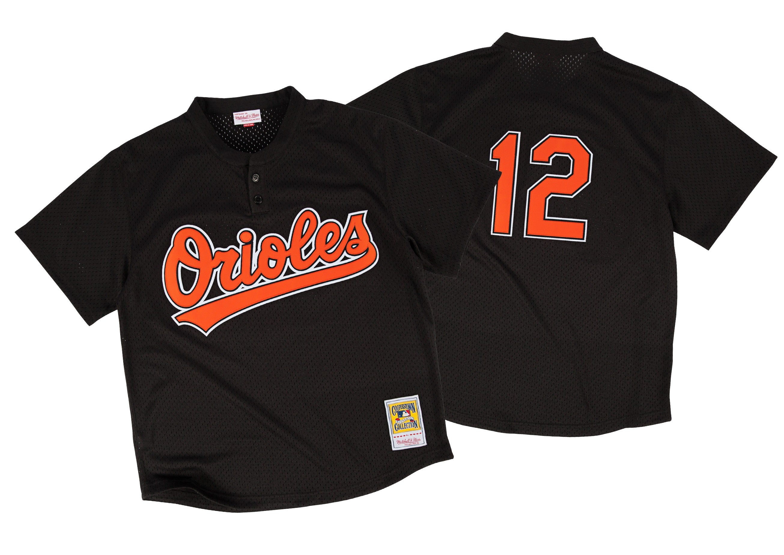 Baltimore orioles mitchell clearance and ness