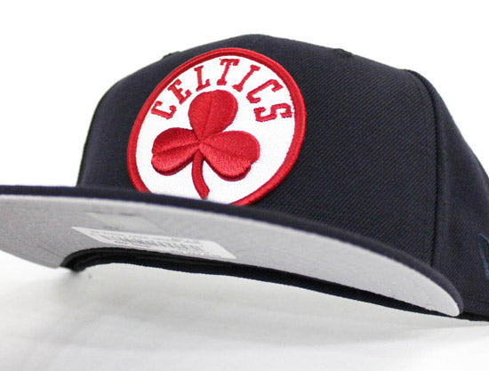 BOSTON CELTICS New Era 59Fifty Fitted Hat Red Sox Color Way Navy Red ECAPCITY