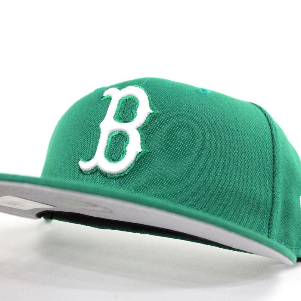 Boston Red Sox 59Fifty New Era Fitted Hat Green Gray Under Brim