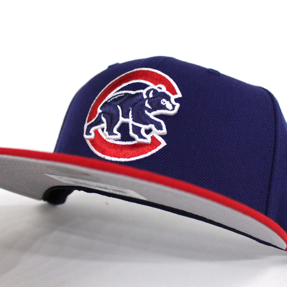 Atlanta Braves 1871 Atlanta Braves Patch New Era 59FIFTY Fitted Hat (Scarlet Red Navy Green Under BRIM) 7