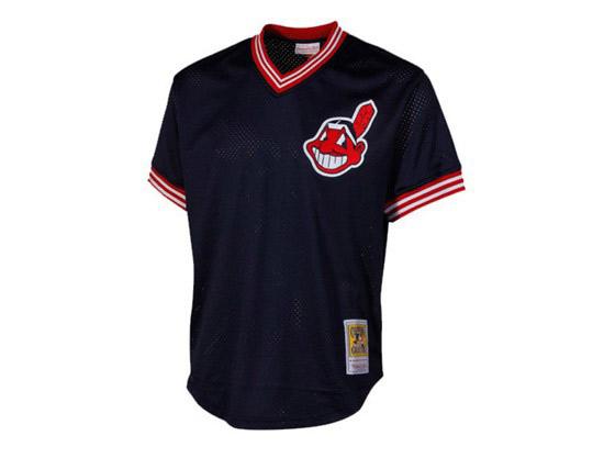 CLEVELAND INDIANS Authentic Mitchell & Ness #30 Joe Carter