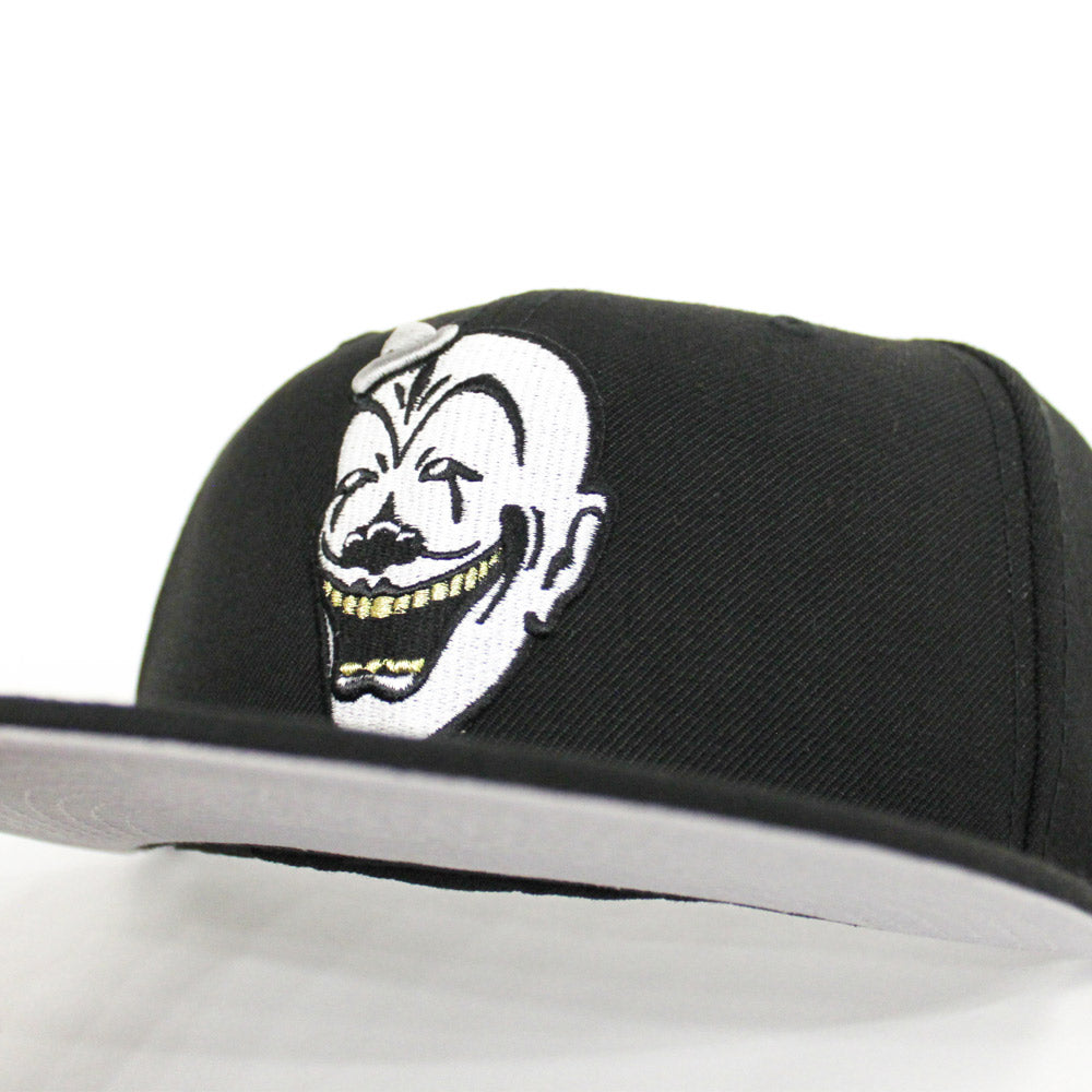 Clown Face New Era 59fifty Fitted Hat (Black M Gold Gray