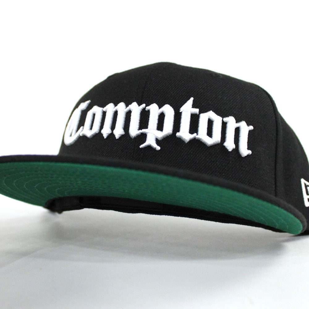 zwavel afstuderen Centraliseren Compton New Era 59fifty Fitted Hat (Black Green Under Brim) - Green Bottom  Raiders New Era Fitted Caps - Green Under Visor Straight Outta Compton  Fitteds – ECAPCITY