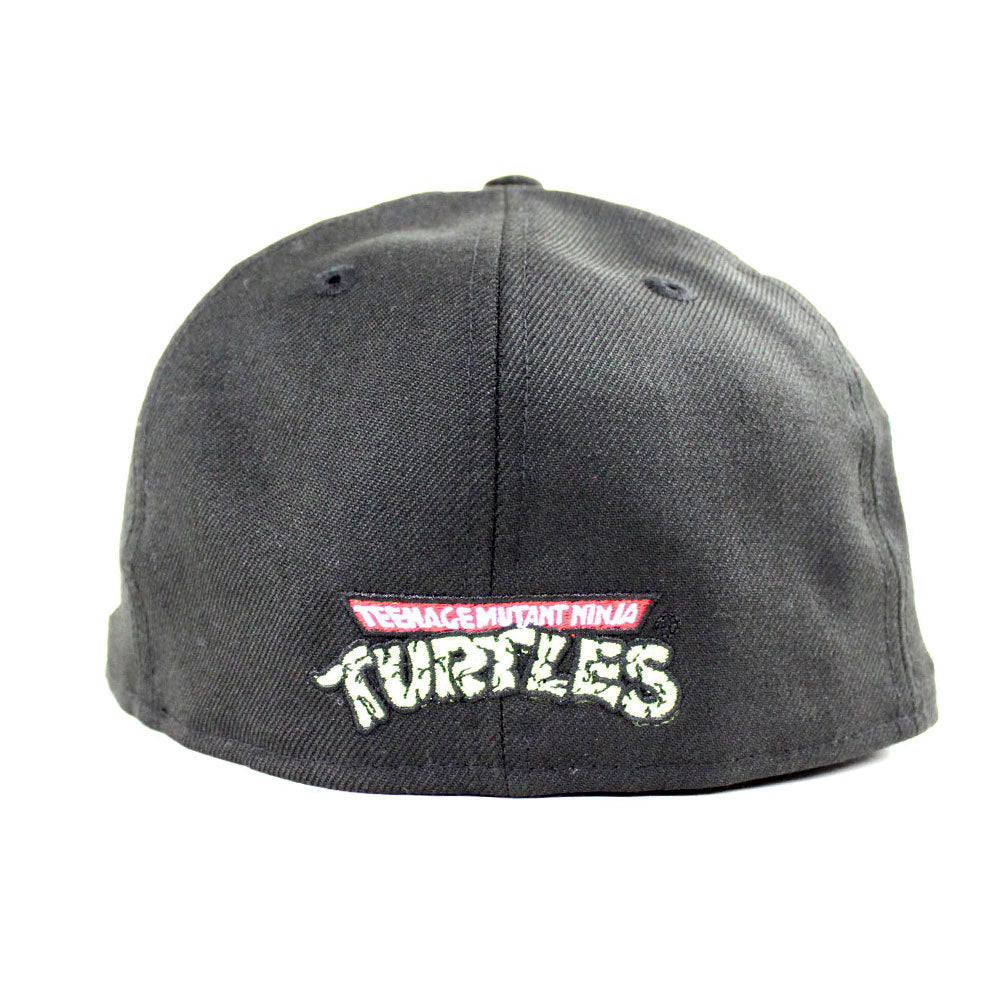 Cowabungapizza The Teenage Mutant Ninja Turtles New Era 59Fifty Fitted Hat  (Black Green Under Brim)