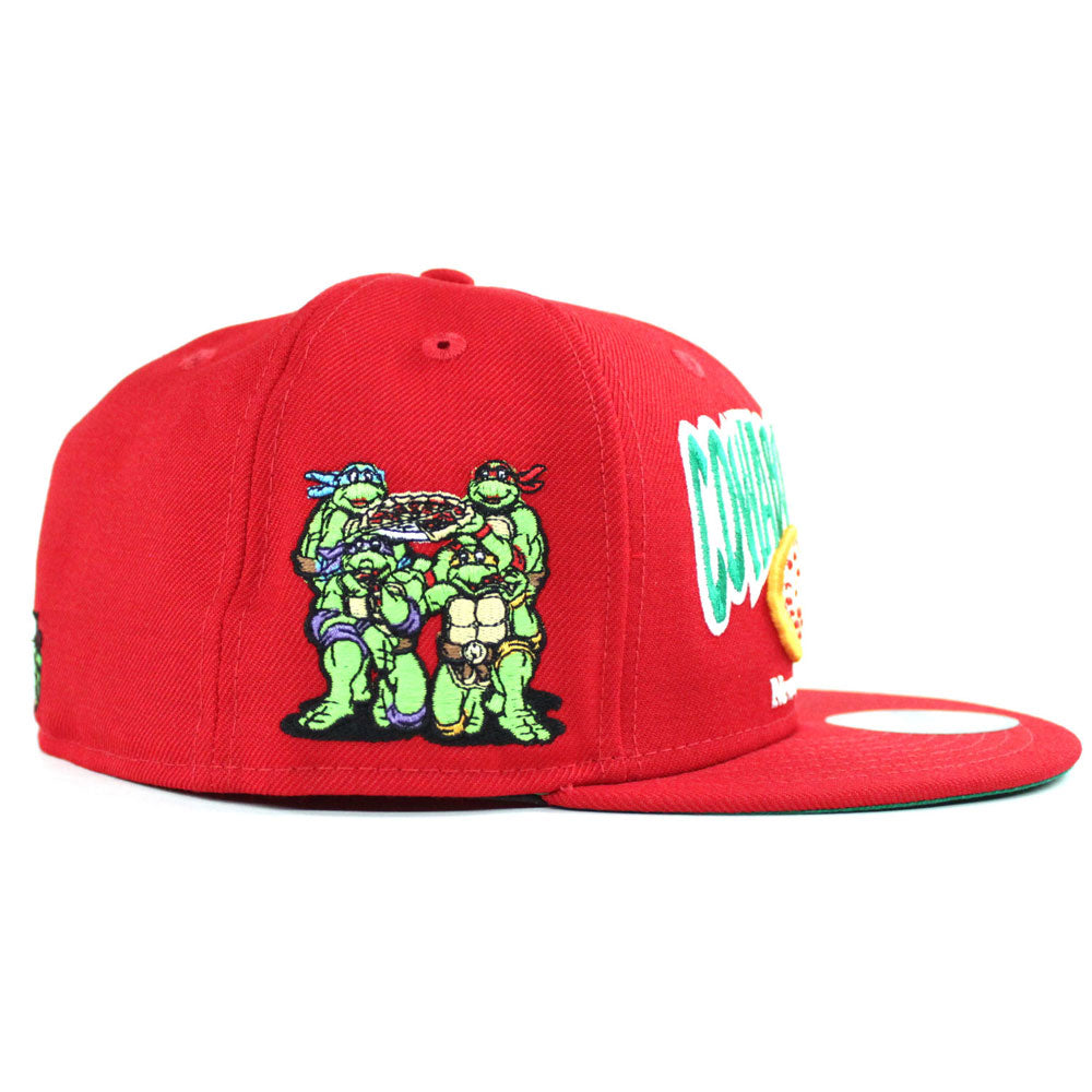 TEENAGE MUTANT NINJA TURTLES (TMNT) Pizza Bite Snapback Baseball Cap, One  Size, Multi-colour